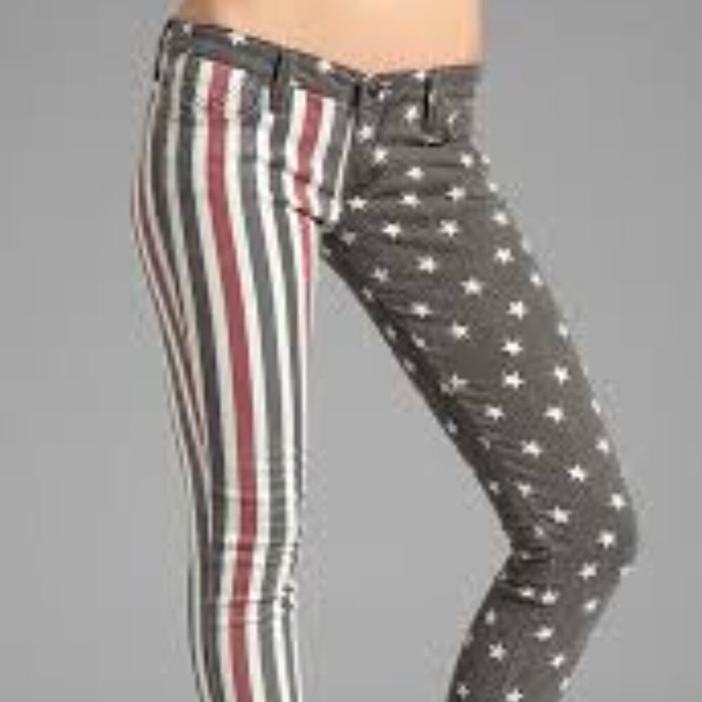 RARE Frankie B. Stars and Stripes Skinny Jeans